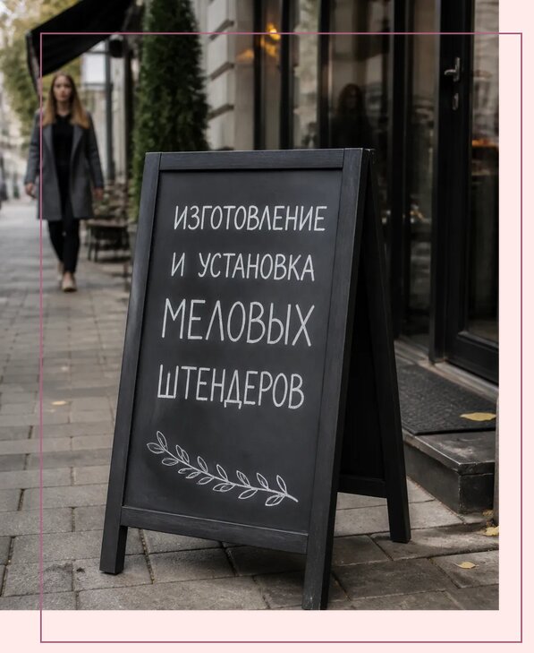Меловые штендеры в Димитровграде по цене от 6697 р. | Аванза-Дмт